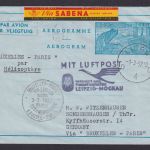 Flugpost Brief Air Mail Belgien Ganzsache Aerogramm Helikopter Hubschrauber