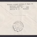 Flugpost Brief Air Mail SAS Eröffnungsflug Wien Djakarta inter. DDR Zuleitung