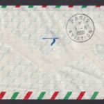 Flugpost Brief Air Mail Italien Alitalia Torino Parigi Paris Frankreich 1.6.1956