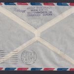 Flugpost Brief Air Mail SAS Erstflug Stockholm Riga Moskau Zuleitung Österreich