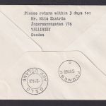 Finnland Flugpost Brief Air Mail Finnair Erstflug Helsinki Oslo Fornebu Norwegen