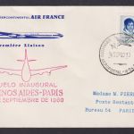 Flugpost Brief Air Mail Boeing Air France Buenos Aires Argentinien n Paris