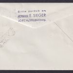 Briefmarken Flugpost Brief Spanien Philatelie Barcelona 1. Kongress CIF Hannover