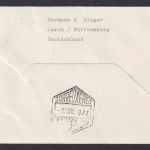 Flugpost Brief Air Mail Bund Erstflug Lufhansa LH176 I-IV Hannover Barcelona