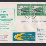 Flugpost Brief Lufthansa Eröffnungsflug Düsseldorf Athen Istanbul Ankara