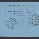 Flugpost Brief Air Mail Boeing 707 LH 640 Rom Tokio Japan Vatikan Zuleitung