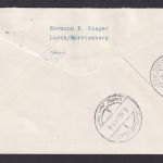 Flugpost Brief Lufthansa Super G Erstflug Kairo Hamburg toller früher Beleg