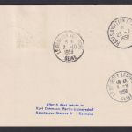 Flugpost Brief Air Mail Berlin Privatganzsache Besuch Präsident Eisenhower