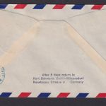 Flugpost Brief selt. Destination Ersflug Frankfurt Asmara Addis Abeba Eritea
