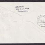 Flugpost Brief Air Mail Berlin Privatganzsache + Bund ZuF Pan American Erstflug