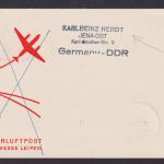 Flugpost Brief Air Mail Lufthansa LH 604 Frankfurt Teheran Iran Boeing Jet 720 B