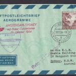 Berlin Flugpost Ganzsache Aerogramm seltene LF 6 Destination Berlin 600,-++