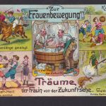 Ansichtskarte Scherzkarte Humor Zur Frauenbewegung Träume der Fraun von der