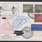 Flugpost Brief Air Mail Bund 1. Segelflug Speyer Finthen bei Mainz mit tollen