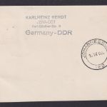 Flugpost Brief Air Mail DDR GAA Ganzsachenausschnitt Pieck gute Destination