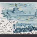 Ansichtskarte Coblenz Rheinland Pfalz n. Moselweiß