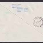Flugpost Brief Air Mail New York USA Brüssel Belgien Lufthansa 1958