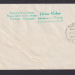 Flugpost Brief Air Mail KLM Erstflug Amsterdam Niederlande Nordpol Tokio Japan