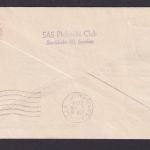Flugpost Brief Air Mail SAS Erstflug Stockholm Schweden Los Angeles USA