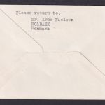 Flugpost Brief Air Mail SAS Erstflug Stockholm Schweden Mailand Italien