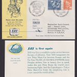 Polar Flugpost Brief Air Mail Dänemark SAS Kopenhagen Tokio Japan 24..2.1957