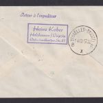 Flugpost Brief Air Mail Sabena Erstflug Brüssel Istanbul Zuleitung DDR Lufthansa