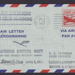 Flugpost Brief Air Mail USA Ganzsache Aerogramm Lufthansa Super Star AMF IDL