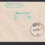 Flugpost Brief Air Mail Erstflug Lufthansa Sabena DDR Zuleitung Berlin Brüssel