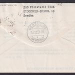 Flugpost Brief Air Mail SAS Italien Caravelle Jet Flight Rom Genf Schweiz schöne
