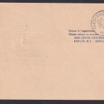 Flugpost Brief Air Mail DDR Ganzsache Pieck Zuleitung DDR Berlin Hamburg nach