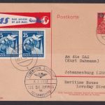 DDR Flugpost Privatganzsache P 42 Zudruck Lilienthal 90,00 € schon für normal