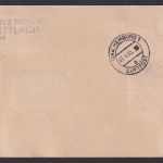 Flugpost Brief Air Mail Lufthansa Frankfurt Hamburg Zuleitung Saar Mettlach