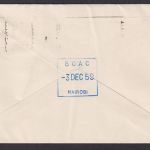 Flugpost Brief Air Mail Grossbritannien BOAC COMET 4 JETLINER Welkugel Nairobi