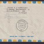 Flugpost Brief Air Mail DDR Privatganzsache Aerogramm +ZuF Lufthansa Leipzig BPA