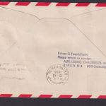 Flugpost Brief Airmail DDR Zuleitung Lufthansa Wiederaufnahme Naher Osten Libanon