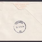 Flugpost Brief Air Mail Bundesrepublik Heuss Yesilköy Airport Türkei Lufthansa 1956