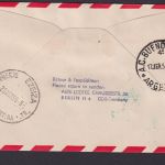 Flugpost Brief Air Mail Lufthansa Wiederaufnahme Südamerika DDR Zuleitung Buenos