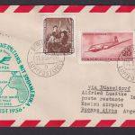 Flugpost Brief Air Mail Lufthansa Wiederaufnahme Südamerika DDR Zuleitung Buenos