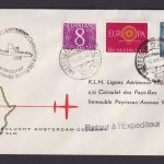 Flugpost Brief Air Mail Niederlande KLM Amsterdam Conakry Guinea Afrika