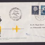 Flugpost Brief Air Mail Niederlande KLM Amsterdam Accra Ghana Afrika Westafrika