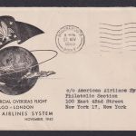 Flugpost Brief Air Mail Großbritannien Bournemouth Poole nach New Yoerk USA