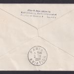 Flugpost Brief Air Mail Berlin AIR FRANCE Frankreich Frankfurt Paris Caravelle