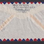 Flugpost Brief Air Mail Kanada Ottawa schöne MIF nach Leipzig 24.1.1947