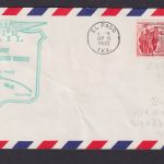 Flugpost Brief Air Mail USA First Jet Interchange Servis Los Angeles El Paso