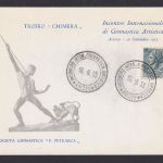 Turnen Sport Italien Sonderkarte Trofeo Chimera Societa Ginnastica F. Petrarca