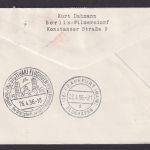 Flugpost Brief Air Mail Großbritannien London Stuttgart 1956