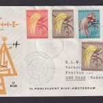Flugpost Brief Air Mail Niederlande Neu Guinea Biak Amsterdam Polar Route