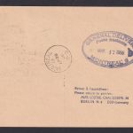 Flugpost Brief Air Mail DDR Pieck Ganzsache Lufthansa Hamburg Manchester