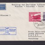 Flugpost Brief Air Mail Lufthansa LH 604 Frankfurt München Kairo Ägypten