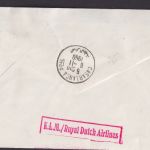 Flugpost Brief Air Mail Niederlande KLM Amsterdam Casablanka Marokko Retour